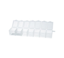 Контейнер пластик прозрачный 7 ячеек